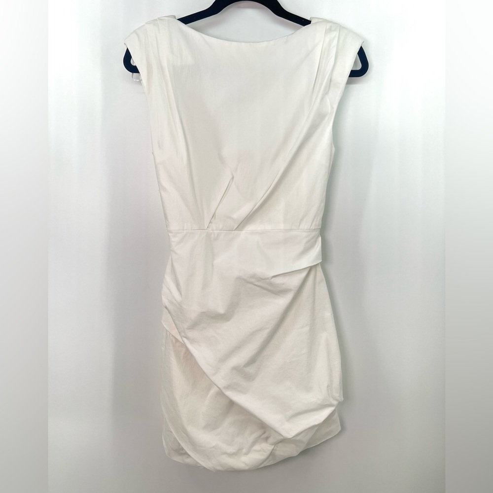 NWT ST.AGNI Bateau Tuck Mini Dress White Sleeveless XS Extra Small - Picture 6 of 10